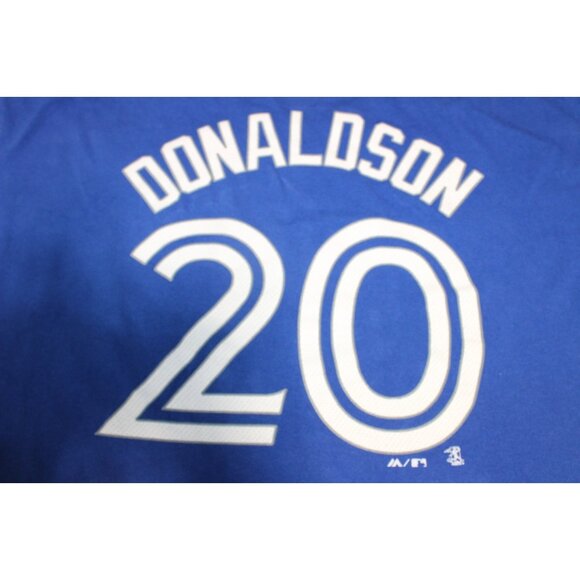 MLB Baseball Toronto Blue Jays Josh Donaldson #20 Tee Shirt 2XL Majestic - Picture 4 of 5
